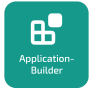 Grünes Icon "Application-Builder"