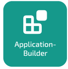 Grünes Icon "Application-Builder"